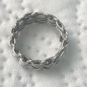 Sterling Silver Woven Ring